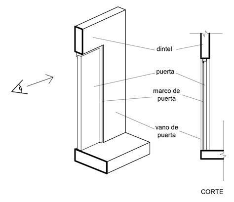 Dibujo De Arquitectura Planos De Muros Y Puertas MVBlog