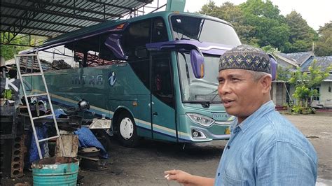 ANTAR BANG IJAL CEK UNIT BUS PAK SYAMSUL CC BUS ALS 221 MENUNGGU DI