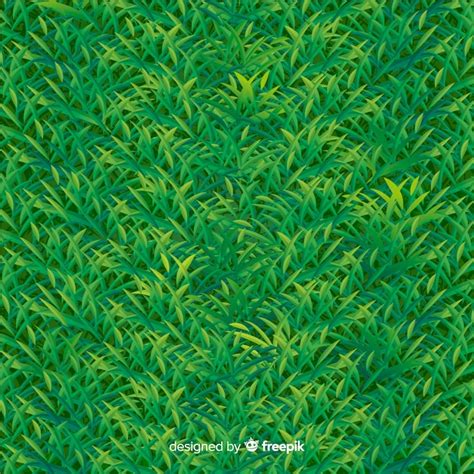 Free Vector Green Grass Background Realistic Style