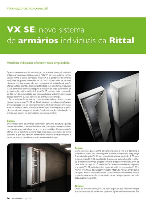 VX SE novo sistema de armários individuais da Rittal by cie Issuu