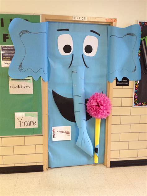 Horton Hears A Who Door Dr Seuss Birthday Read Across America Day