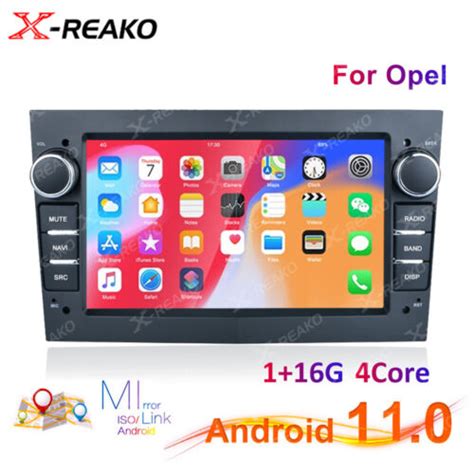 Android 11 Car Stereo Radio For Vauxhall Corsa C D Antara Astra H GPS