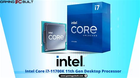 Intel Core I7 11700k 11th Gen Desktop Processor Rgamingpcbuiltindia