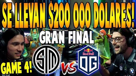 TSM FTX Vs OG GAME 4 BO5 GRAN FINAL Se Llevan 200 000 ESL