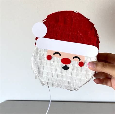 Plantilla Mini piñata Santa Claus Etsy México