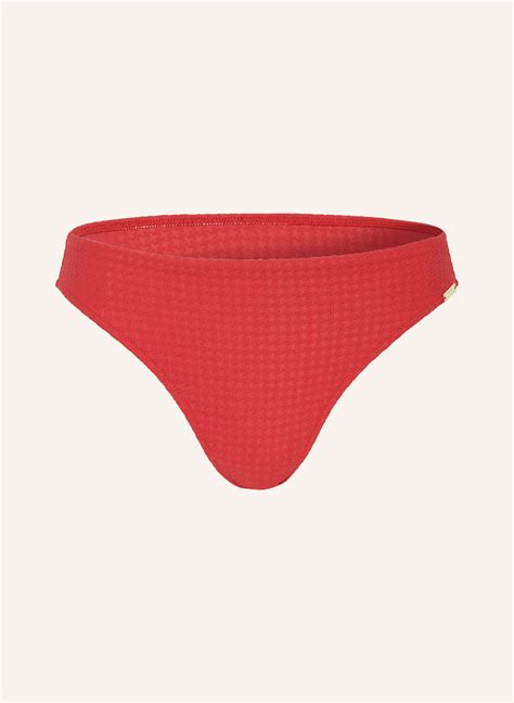 MARYAN MEHLHORN Basic Bikini Hose THE BLOOM In Rot