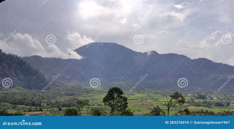 A Calming Sight on Range of Mountains Stock Photo - Image of ...