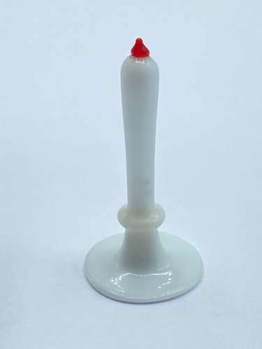 Vintage S Dolls House Hand Blown White Glass Chamber Stick