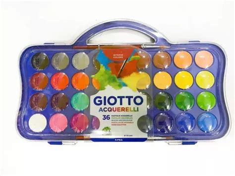 Acuarelas Giotto X 36 Colores Pincel