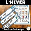 L Hiver Mur De Mots Et Lexique Mots