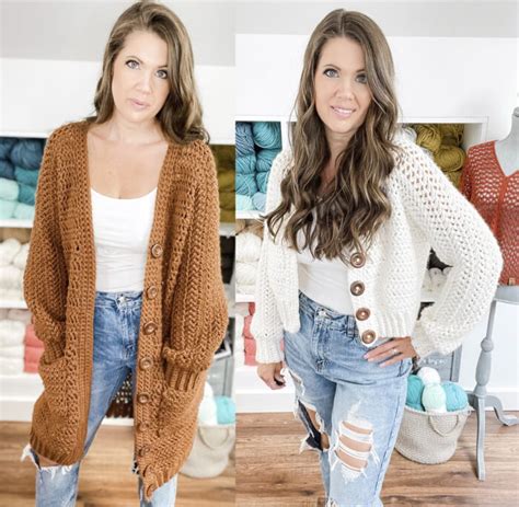 Crop Or Not Cardigan By Mjs Off The Hook Designs Crochet Envy