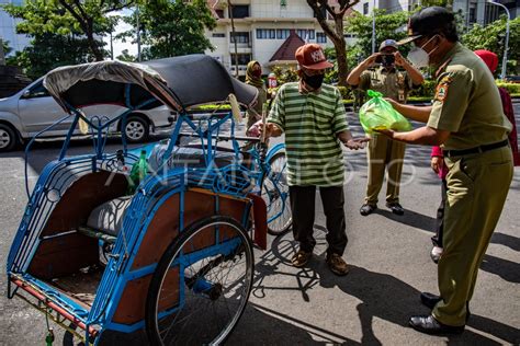 Operasi Yustisi Protokol Kesehatan Kota Semarang Antara Foto