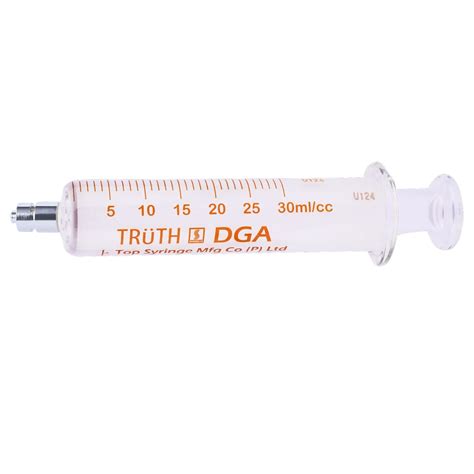 Ml Dga Truth Glass Syringe Kit For Transformer Oil Sampling