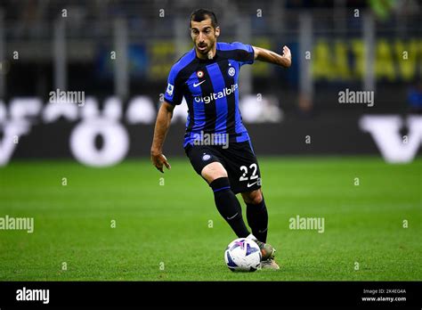 Milan Italy 01 October 2022 Henrikh Mkhitaryan Of FC Internazionale