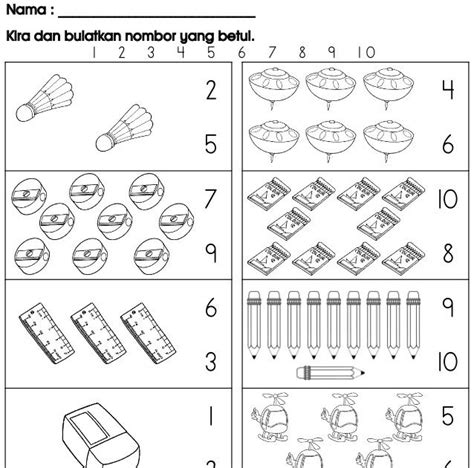 Kenal Huruf Latihan Bahasa Melayu Tadika 5 Tahun Pdf Counting