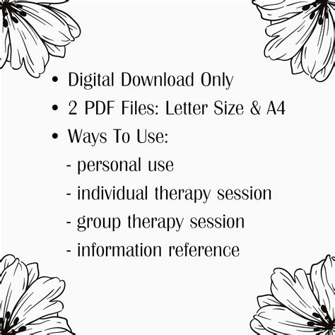 Dimensions Of Wellness Therapy Handout Counseling Etsy Australia