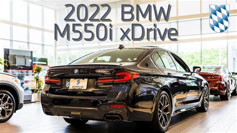 2022 BMW M550i XDrive In Carbon Black 4k YouTube