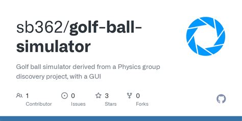 Github Sb362golf Ball Simulator Golf Ball Simulator Derived From A