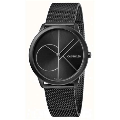 Calvin Klein Minimal Quartz Black Dial Men Watch K M X