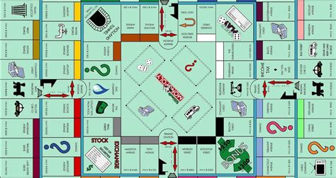 Calle Principal Nieve Mucho Plantilla Para Hacer Un Monopoly