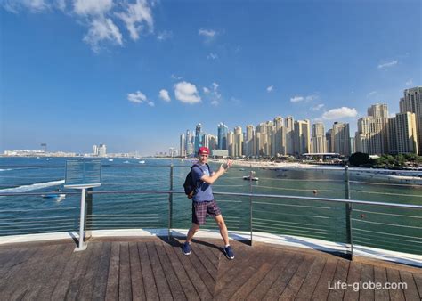 Bluewaters Bridge Dubai Blue Waters Bridge Pedestrian And Panoramic