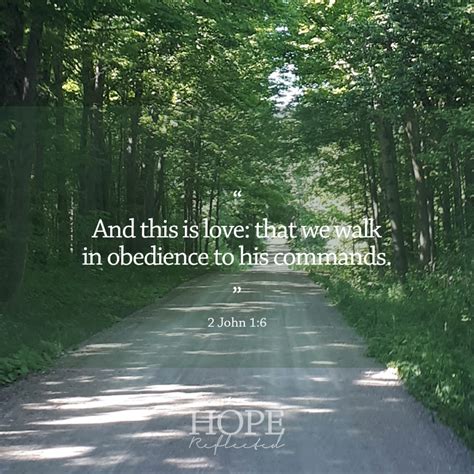 Walking In Obedience Christian Living Hope Reflected