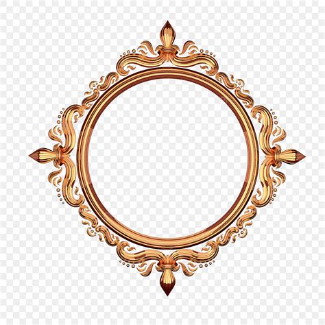 Golden Background 3d Images Hd Golden Circle Art 3d Photo Frame