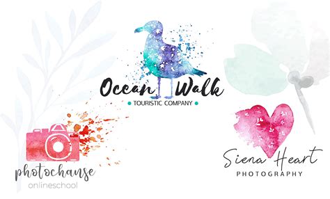 Watercolor Logo Design on Behance