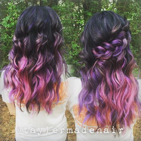 Violet And Magenta Haircolor Using Pravana Vivids By Tayler Namanny