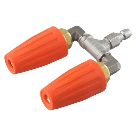 High Pressure Washer Rotating Dual Turbo Nozzle Spray Tip Psi