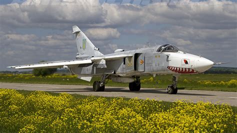 A Ukrainian Air Force Sukhoi Su 24 Image Abyss