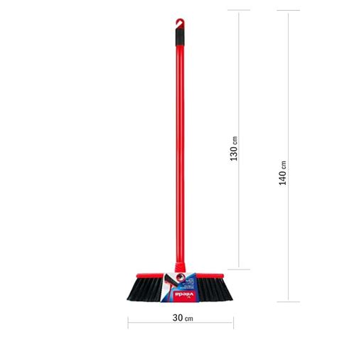 Buy Vileda Standard Indoor Floor Broom With Stick All Types Of Floors