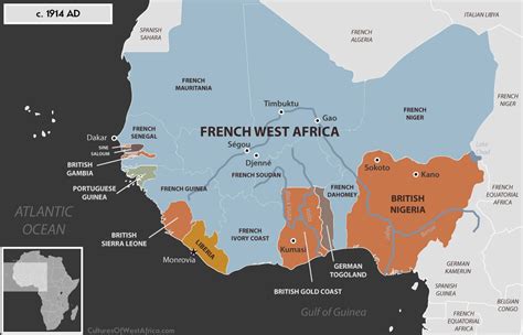 French West Africa Map - Map Of Florida