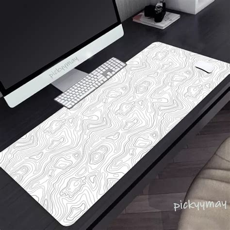 Preto E Branco Grande Mouse Pad X Cm Computador Mousepad Empresa