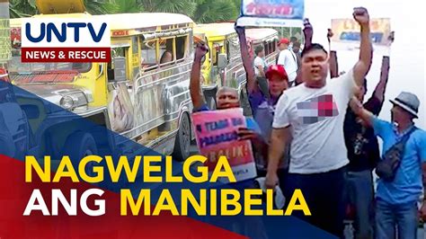 Inilunsad Na Tigil Pasada Ng Transport Group Manibela Walang Gaanong