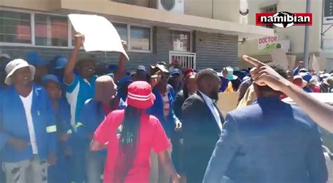 The Namibian On Twitter Court Protest City Of Windhoek Street