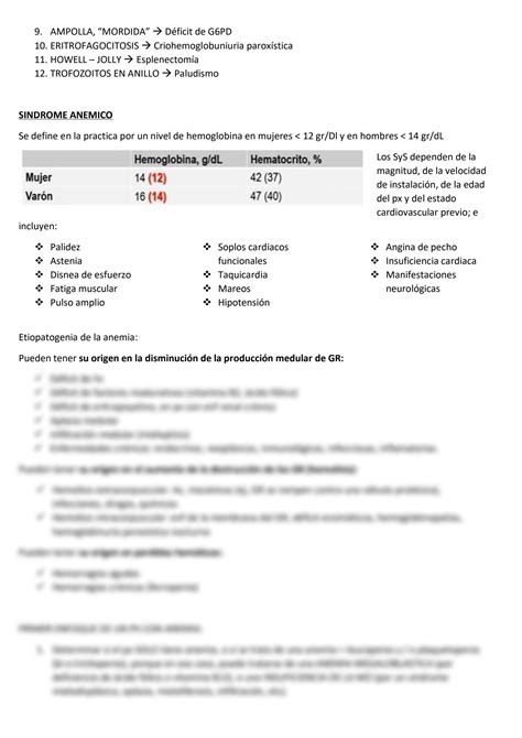 SOLUTION Semiología hematológica Semiología resumen medicina Studypool