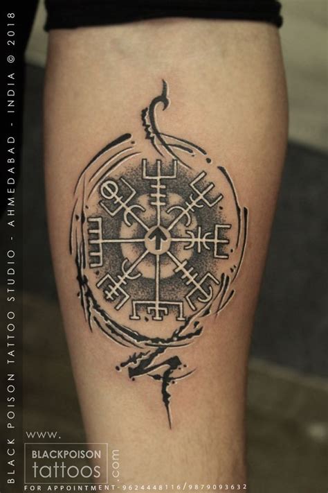 Viking Compass Vegvisir Tattoo Vegvisirtattoo Vikingtattoo Vikingcompasstattoo Vikingcompass