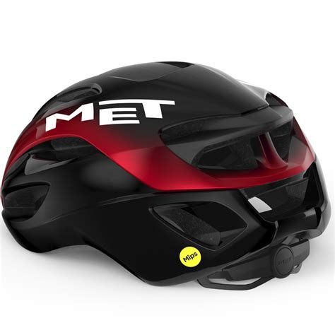 Kask Rowerowy MET Rivale II MIPS Czarno Czerwony Rowertour