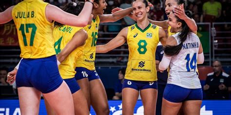 Seleção Brasileira De Vôlei Feminino Vence A China Por 3 Sets A 2