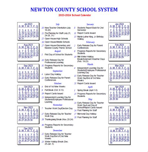 Newton Public Schools Calendar Wynny Margarita