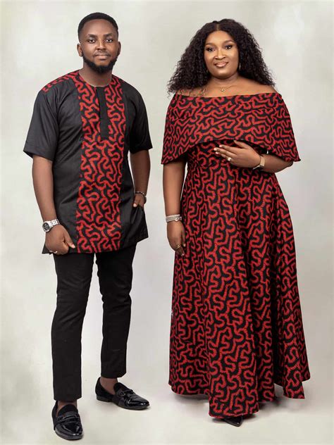 African Print Ankara Couple Matching Outfit The TJCollectibles