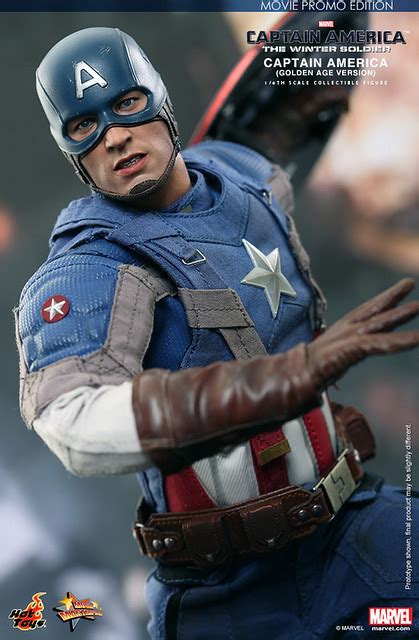 Hot Toys MMS240 美國隊長2酷寒戰士 1 6比例 美國隊長 黃金時代 Ver