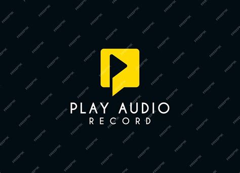 Premium Vector Audio Sound Recording Logo Sound Wave Audio Logo Concept