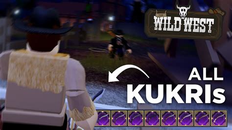 Unleashing All 8 Kukris On Bronze City Roblox Wild West Live 🔴 Youtube