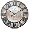 Westzytturm Wooden Wall Clock Large Vintage D Roman Numerals Round