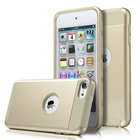 For Ipod Touch 6th 5th Gen Hybrid 2 Piece Hard Soft Rubber High Impact Case