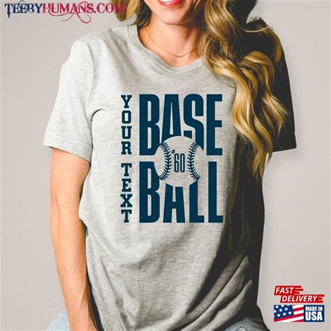 Baseball Shirt Personalized Team Shirts Classic Sweatshirt - TeebyHumans