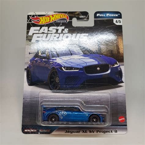 Hot Wheels Velozes E Furiosos Fast Furious Full Force Jaguar XE SV Project 8 Shopee