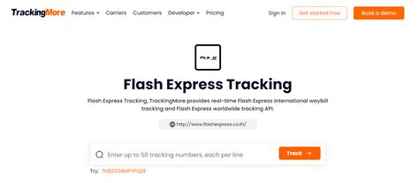 Flash Express Tracking Trackingmore